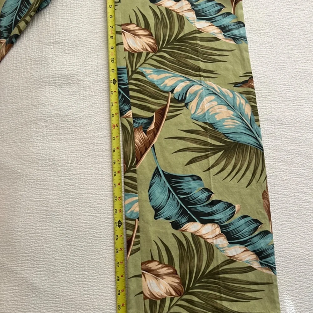 Tommy Bahama NWOT Women Silk Linen Tropical Trio Of Palms Palazzo Pants Size 10 - Picture 9 of 12